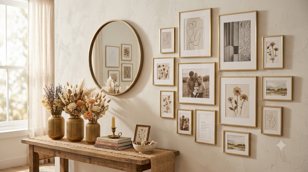 Brass Picture Frames Gallery Wall Art